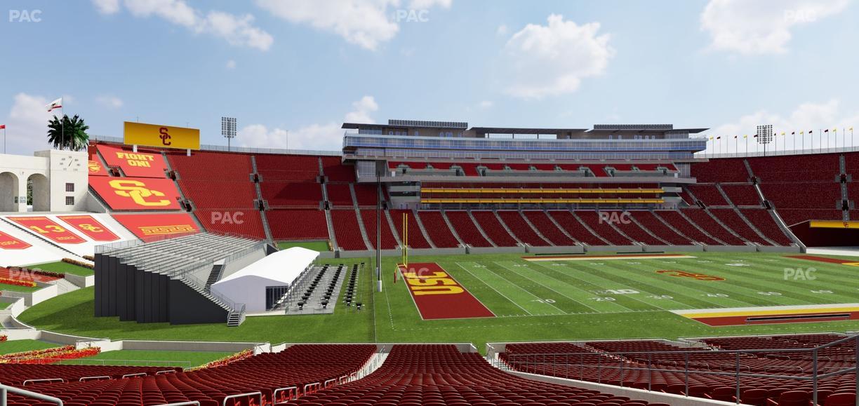 Los Angeles Memorial Coliseum - Section 225 A Seat View