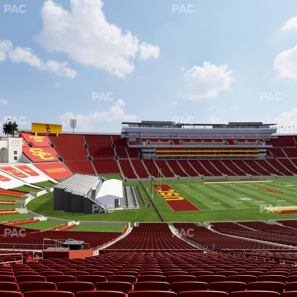 Los Angeles Memorial Coliseum - Section 225 B Seat View