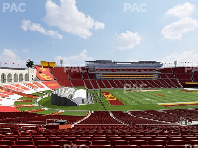 Los Angeles Memorial Coliseum - Section 225 B Seat View