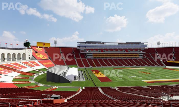 Los Angeles Memorial Coliseum - Section 225 B Seat View