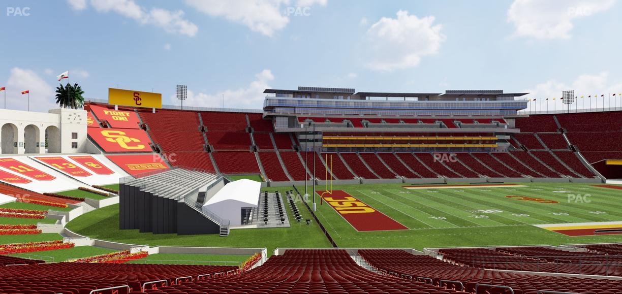 Los Angeles Memorial Coliseum - Section 225 B Seat View