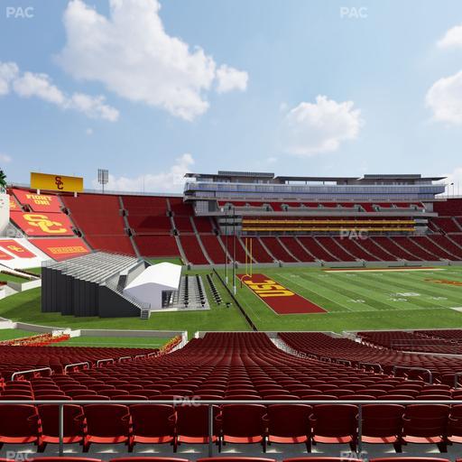 Los Angeles Memorial Coliseum - Section 225 B Seat View