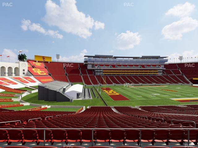 Los Angeles Memorial Coliseum - Section 225 B Seat View