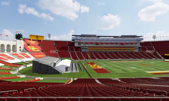 Los Angeles Memorial Coliseum - Section 225 B Seat View