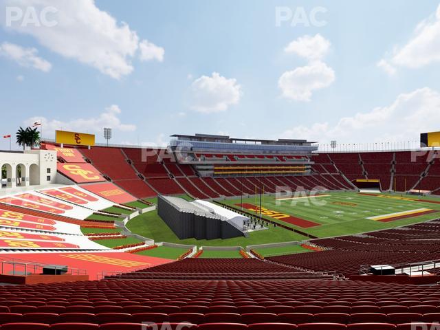Los Angeles Memorial Coliseum - Section 227 Seat View