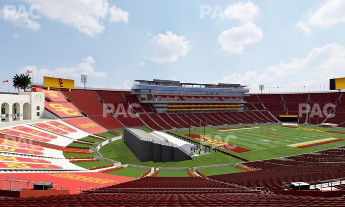 Los Angeles Memorial Coliseum - Section 227 Seat View