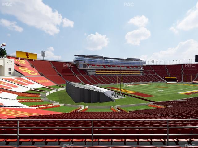 Los Angeles Memorial Coliseum - Section 227 Seat View