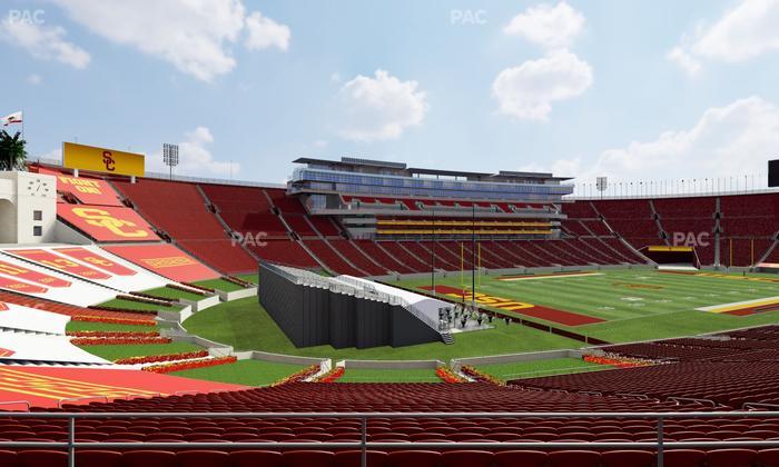 Los Angeles Memorial Coliseum - Section 227 Seat View
