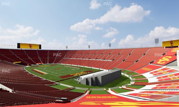 Los Angeles Memorial Coliseum - Section 300 B Seat View