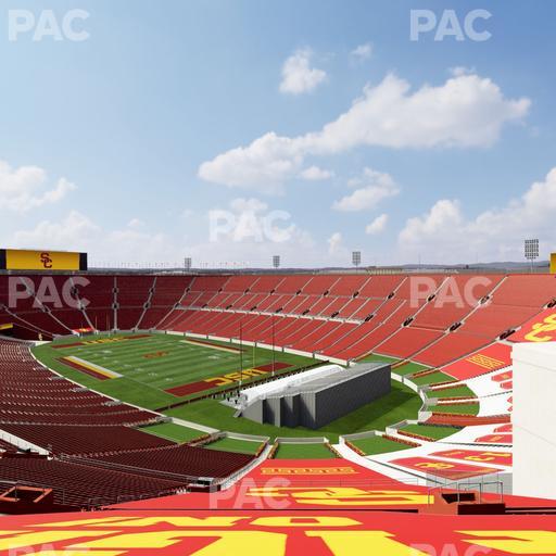 Los Angeles Memorial Coliseum - Section 300 B Seat View