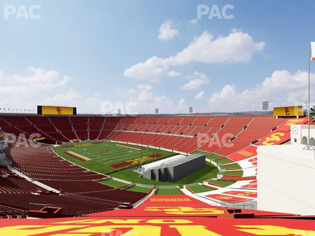 Los Angeles Memorial Coliseum - Section 300 B Seat View