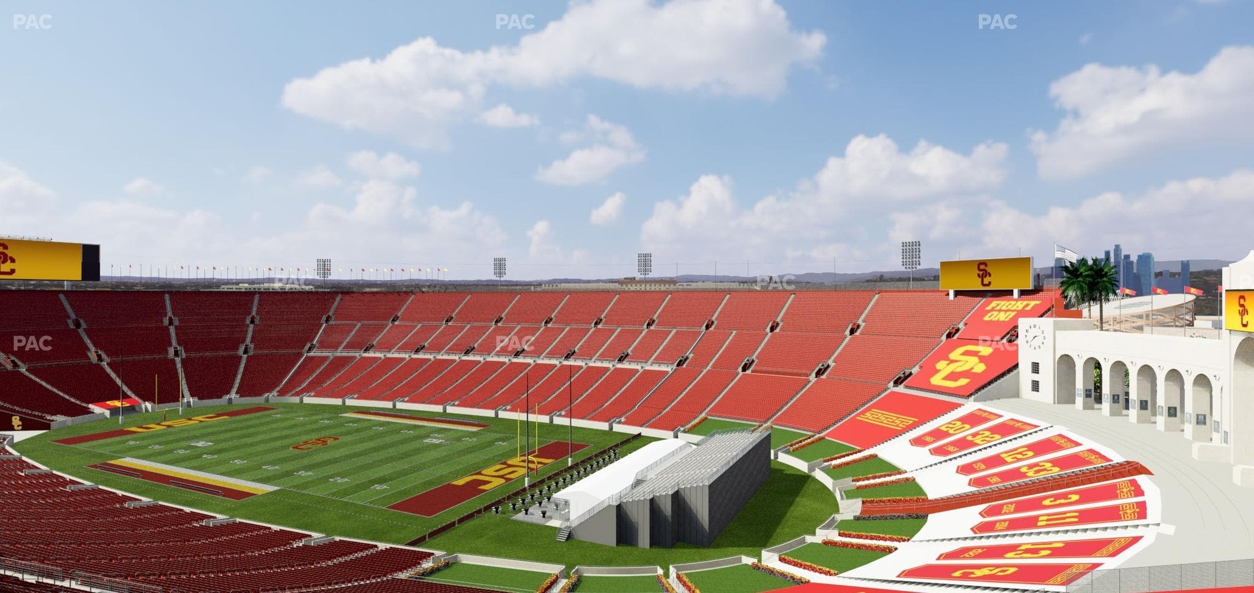 Los Angeles Memorial Coliseum - Section 301 Seat View