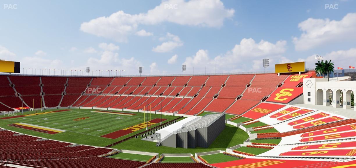 Los Angeles Memorial Coliseum - Section 301 Seat View