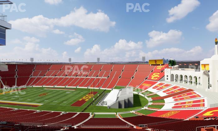 Los Angeles Memorial Coliseum - Section 302 Seat View