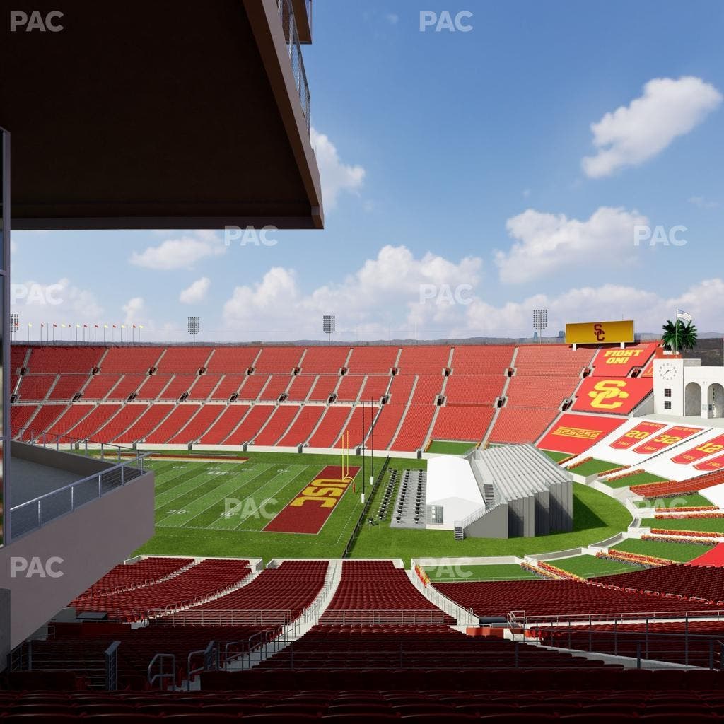 Los Angeles Memorial Coliseum - Section 303 B Seat View