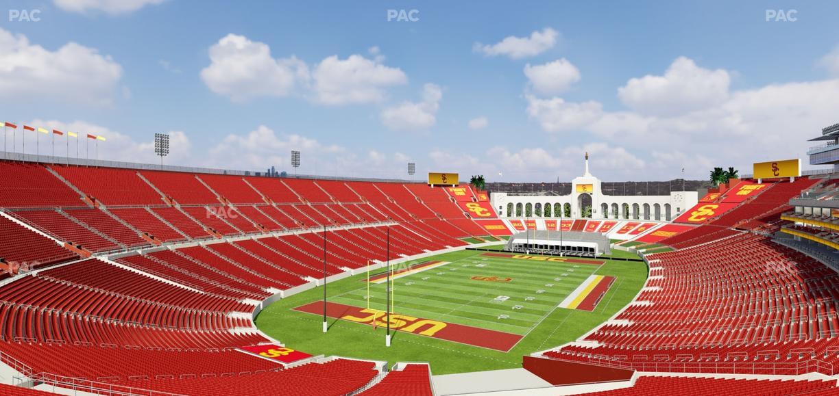 Los Angeles Memorial Coliseum - Section 312 Seat View