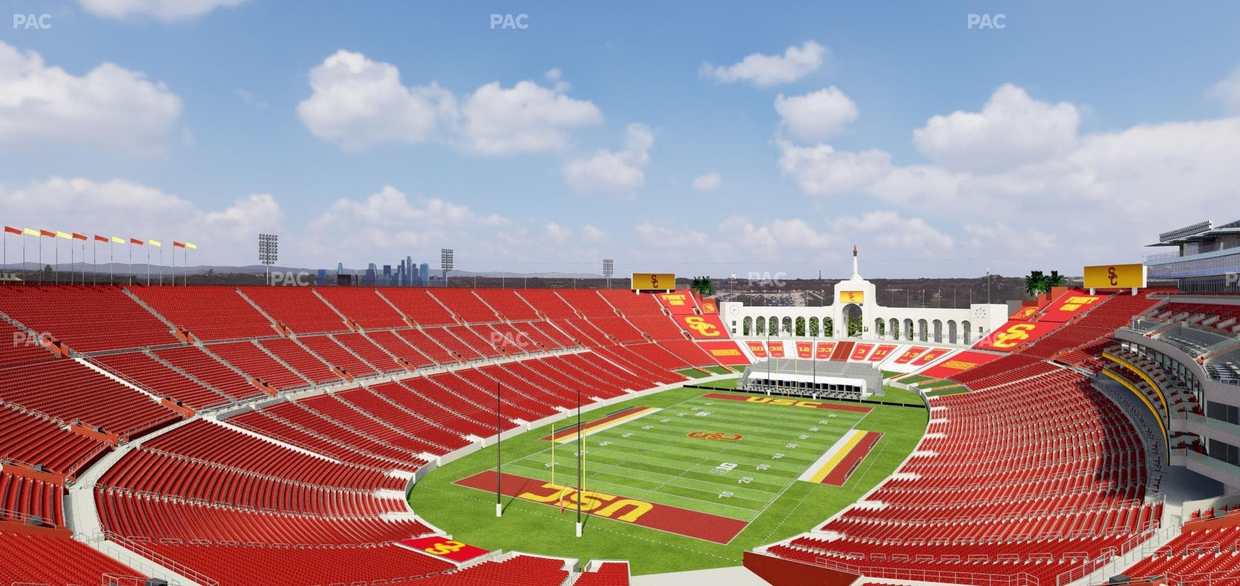 Los Angeles Memorial Coliseum - Section 312 Seat View