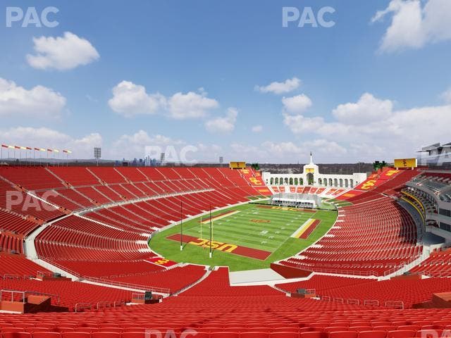 Los Angeles Memorial Coliseum - Section 312 Seat View