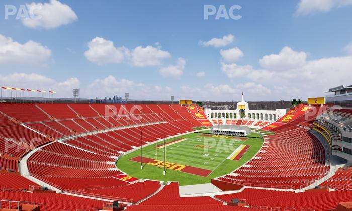 Los Angeles Memorial Coliseum - Section 312 Seat View