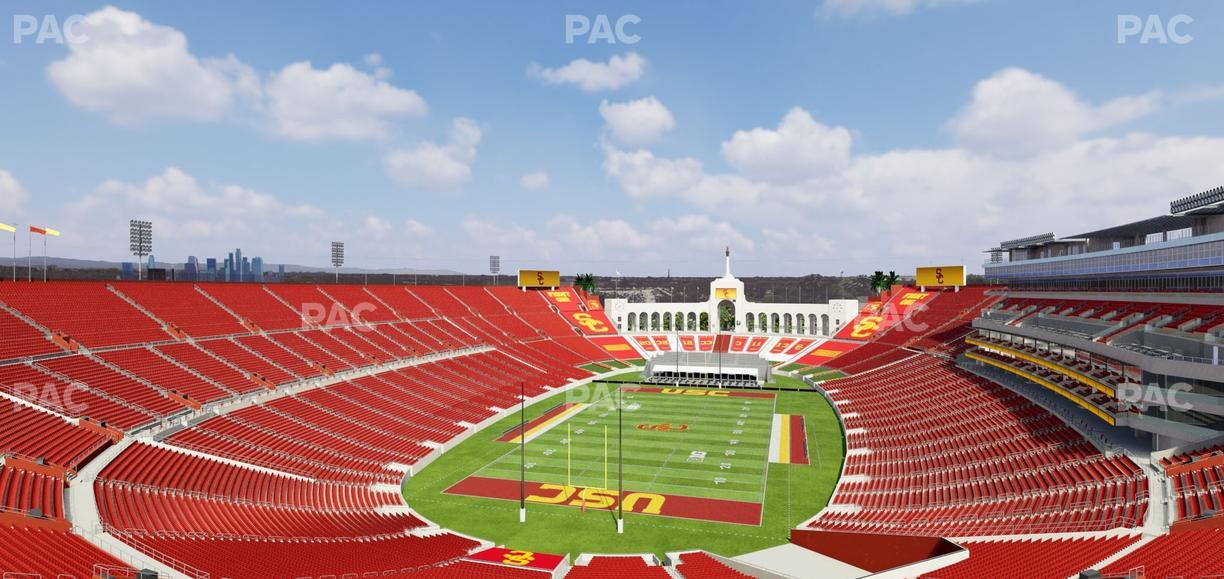 Los Angeles Memorial Coliseum - Section 313 Seat View