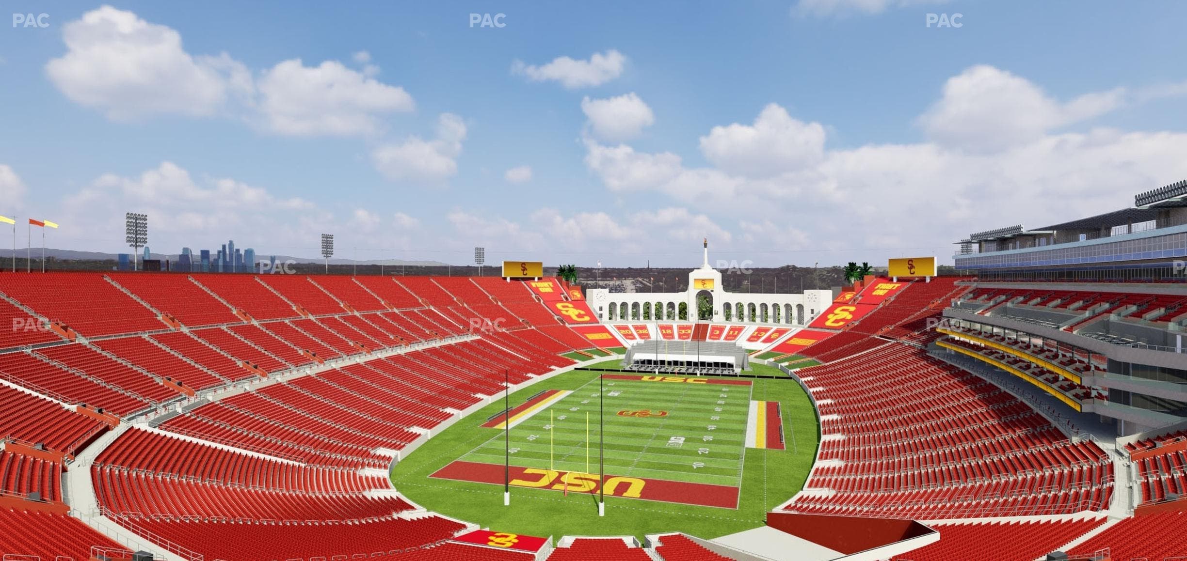 Los Angeles Memorial Coliseum - Section 313 Seat View