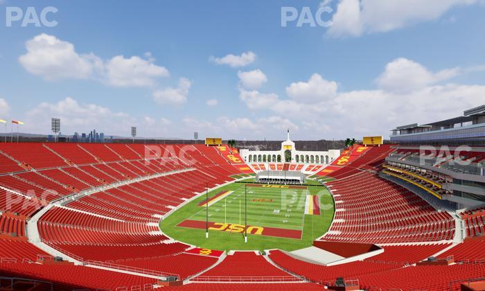 Los Angeles Memorial Coliseum - Section 313 Seat View