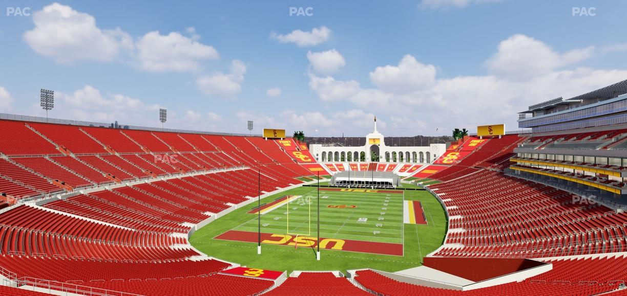 Los Angeles Memorial Coliseum - Section 313 Seat View