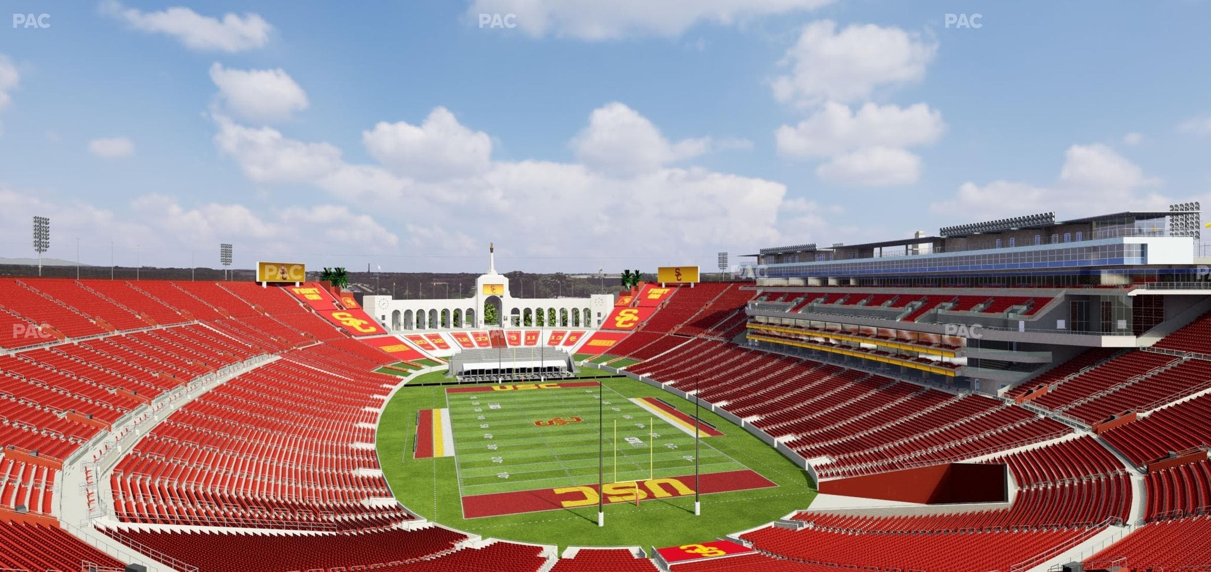 Los Angeles Memorial Coliseum - Section 315 Seat View