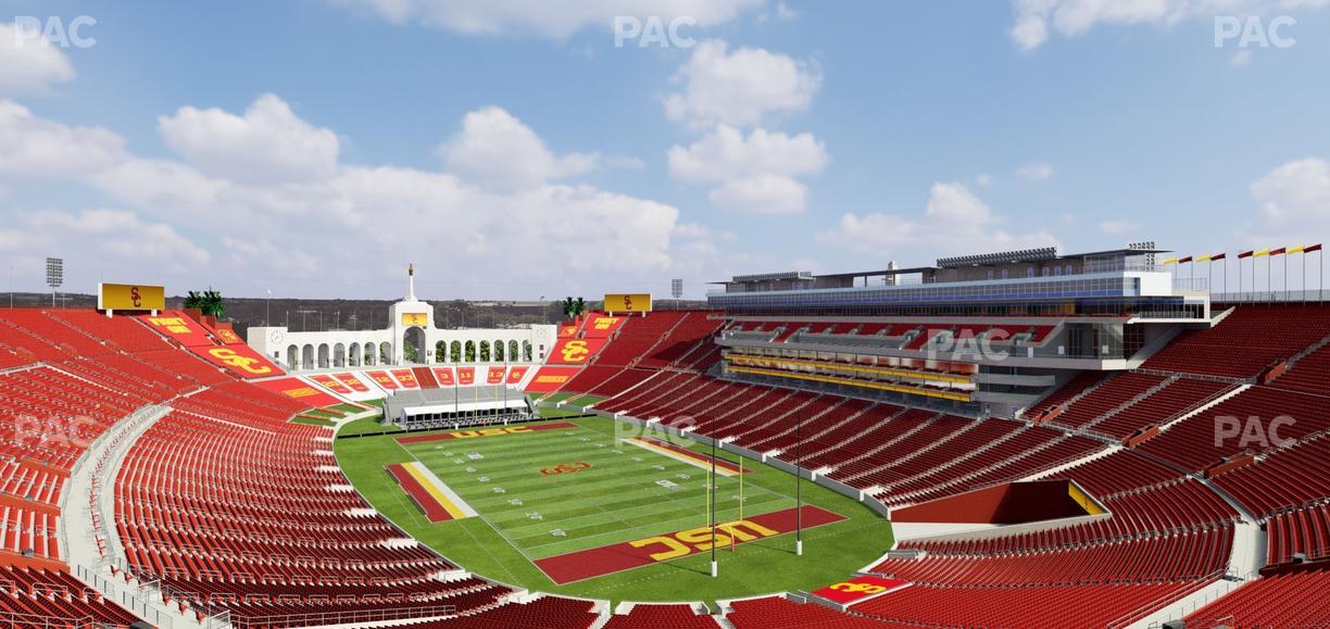 Los Angeles Memorial Coliseum - Section 316 Seat View