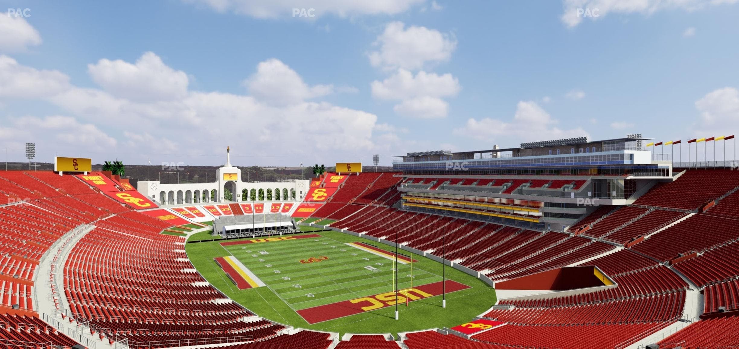 Los Angeles Memorial Coliseum - Section 316 Seat View