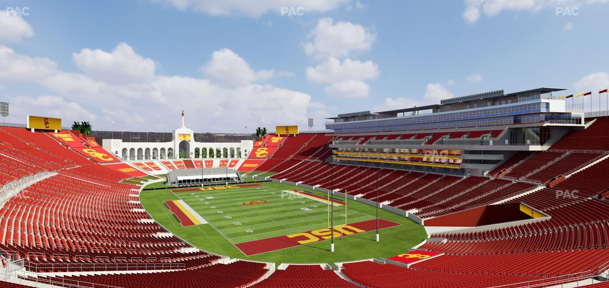 Los Angeles Memorial Coliseum - Section 316 Seat View