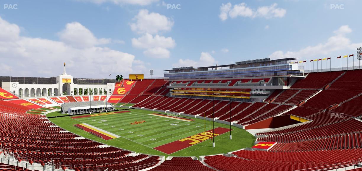 Los Angeles Memorial Coliseum - Section 317 Seat View