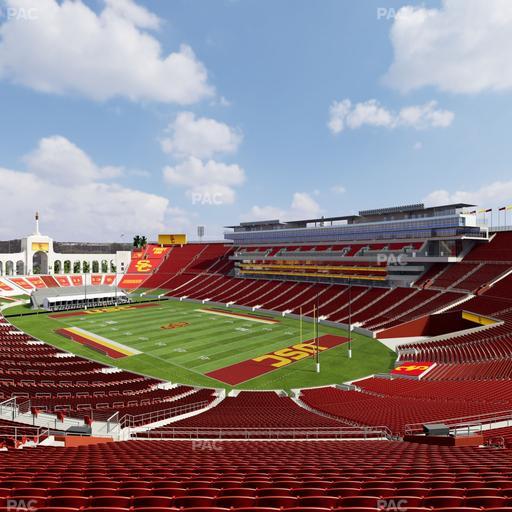 Los Angeles Memorial Coliseum - Section 317 Seat View