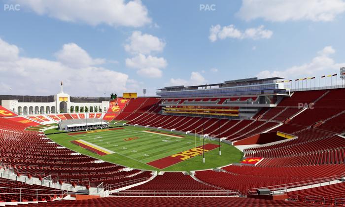 Los Angeles Memorial Coliseum - Section 317 Seat View