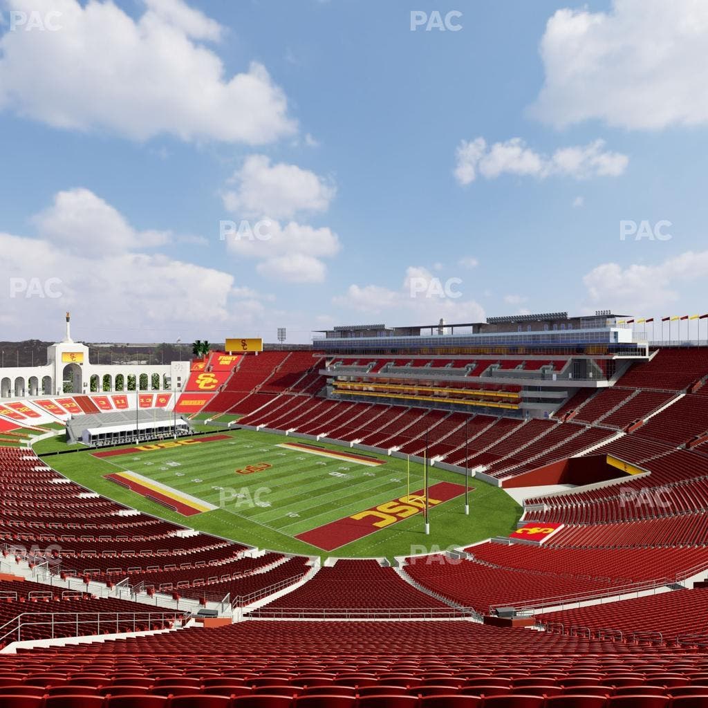 Los Angeles Memorial Coliseum - Section 317 Seat View