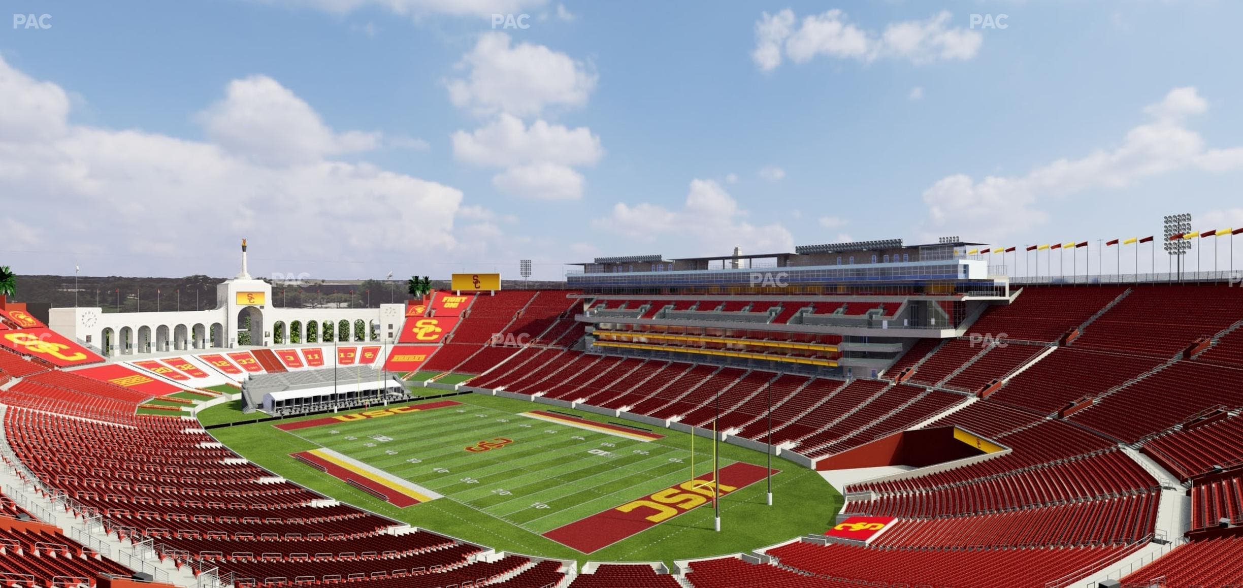Los Angeles Memorial Coliseum - Section 317 Seat View