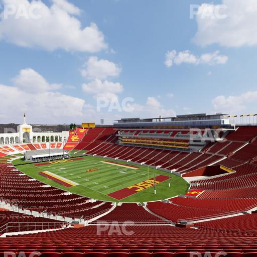 Los Angeles Memorial Coliseum - Section 317 Seat View