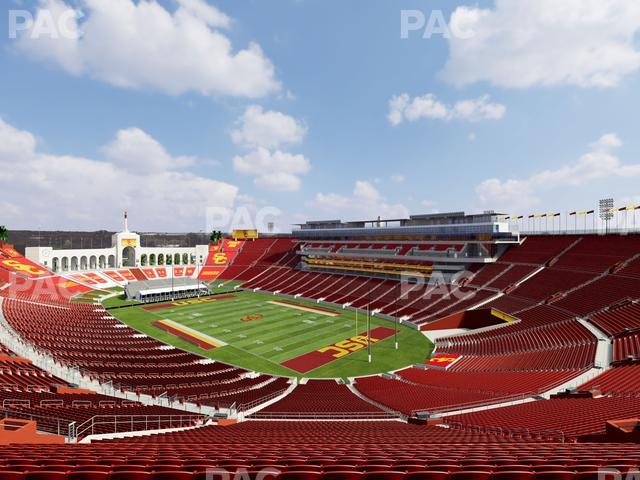 Los Angeles Memorial Coliseum - Section 317 Seat View