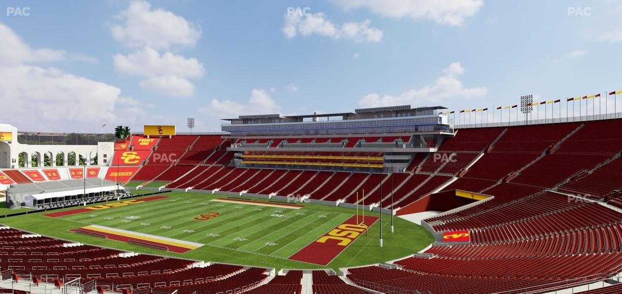 Los Angeles Memorial Coliseum - Section 318 Seat View