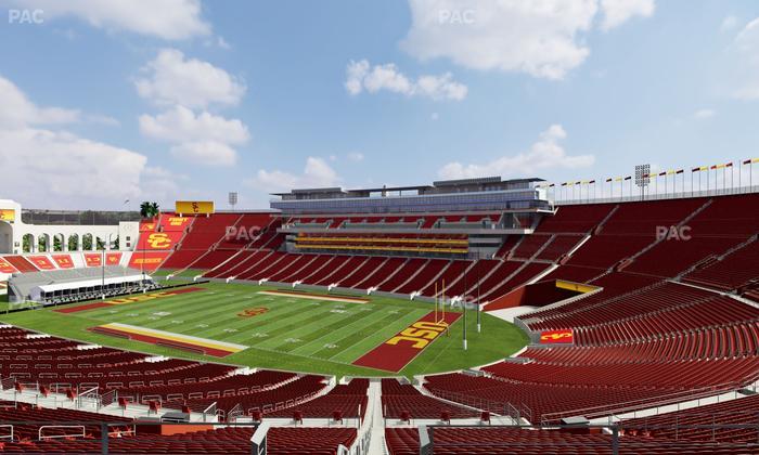 Los Angeles Memorial Coliseum - Section 318 Seat View