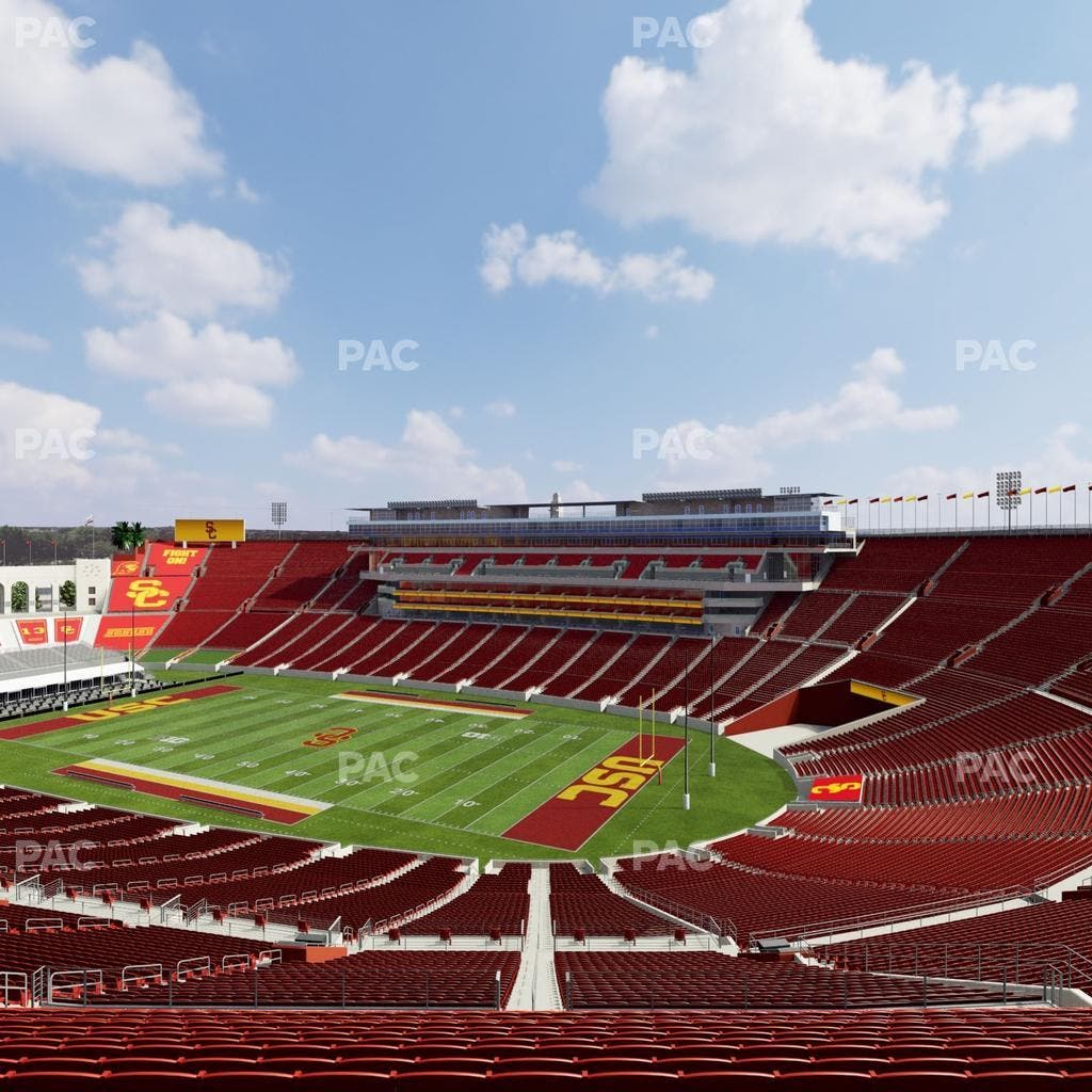 Los Angeles Memorial Coliseum - Section 318 Seat View