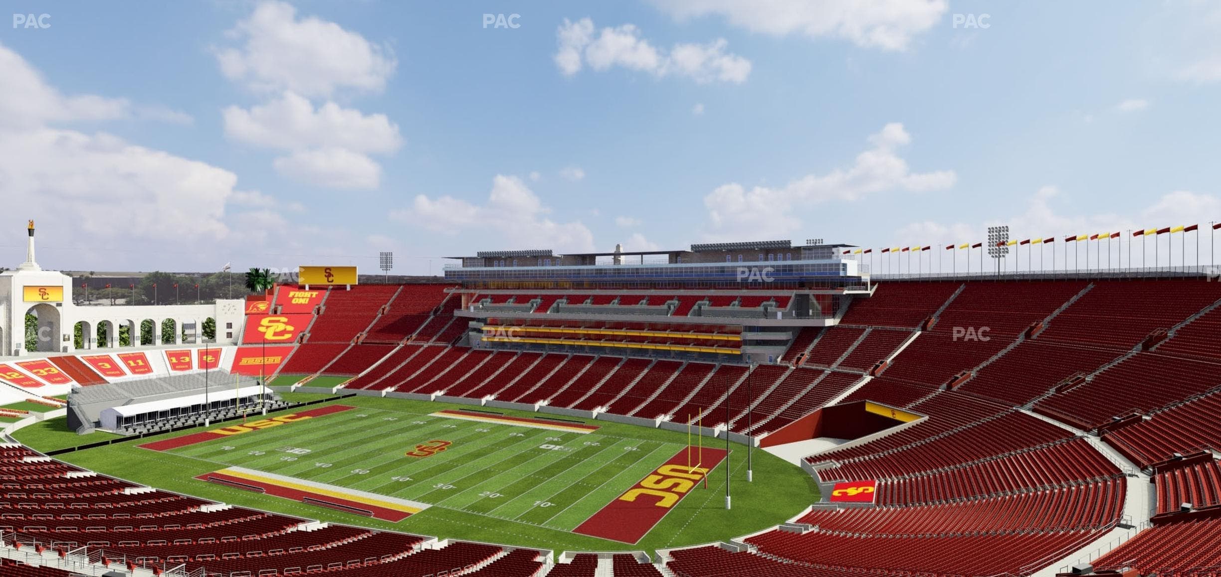 Los Angeles Memorial Coliseum - Section 318 Seat View
