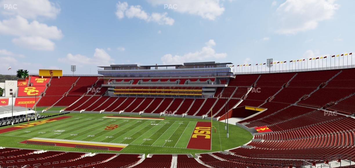 Los Angeles Memorial Coliseum - Section 319 Seat View