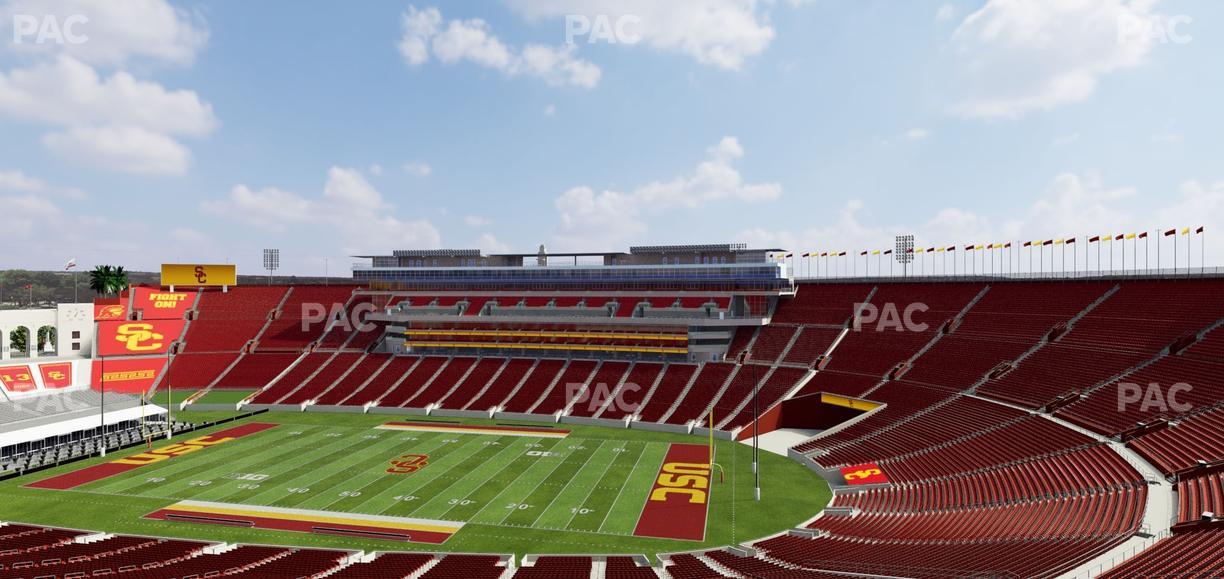 Los Angeles Memorial Coliseum - Section 319 Seat View