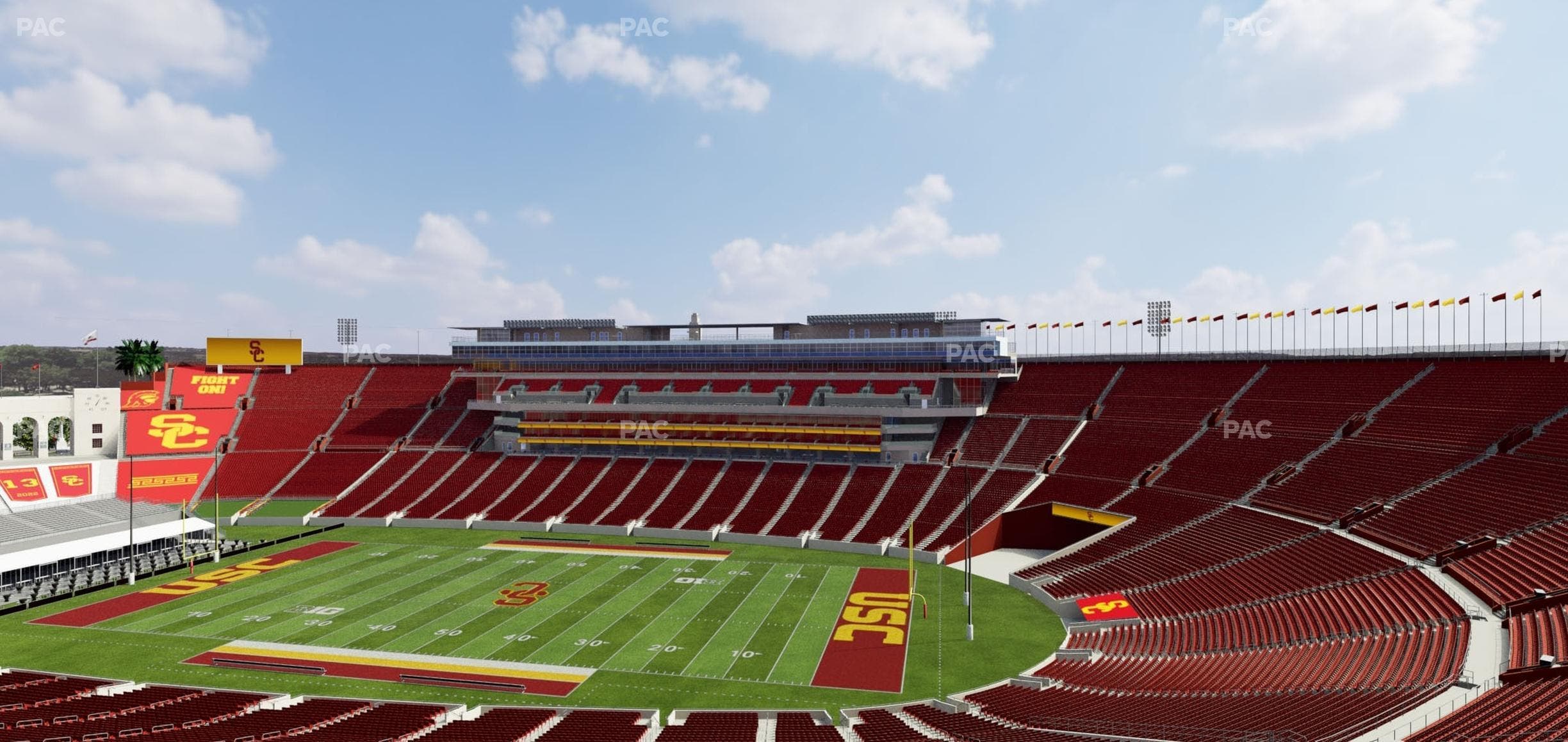 Los Angeles Memorial Coliseum - Section 319 Seat View