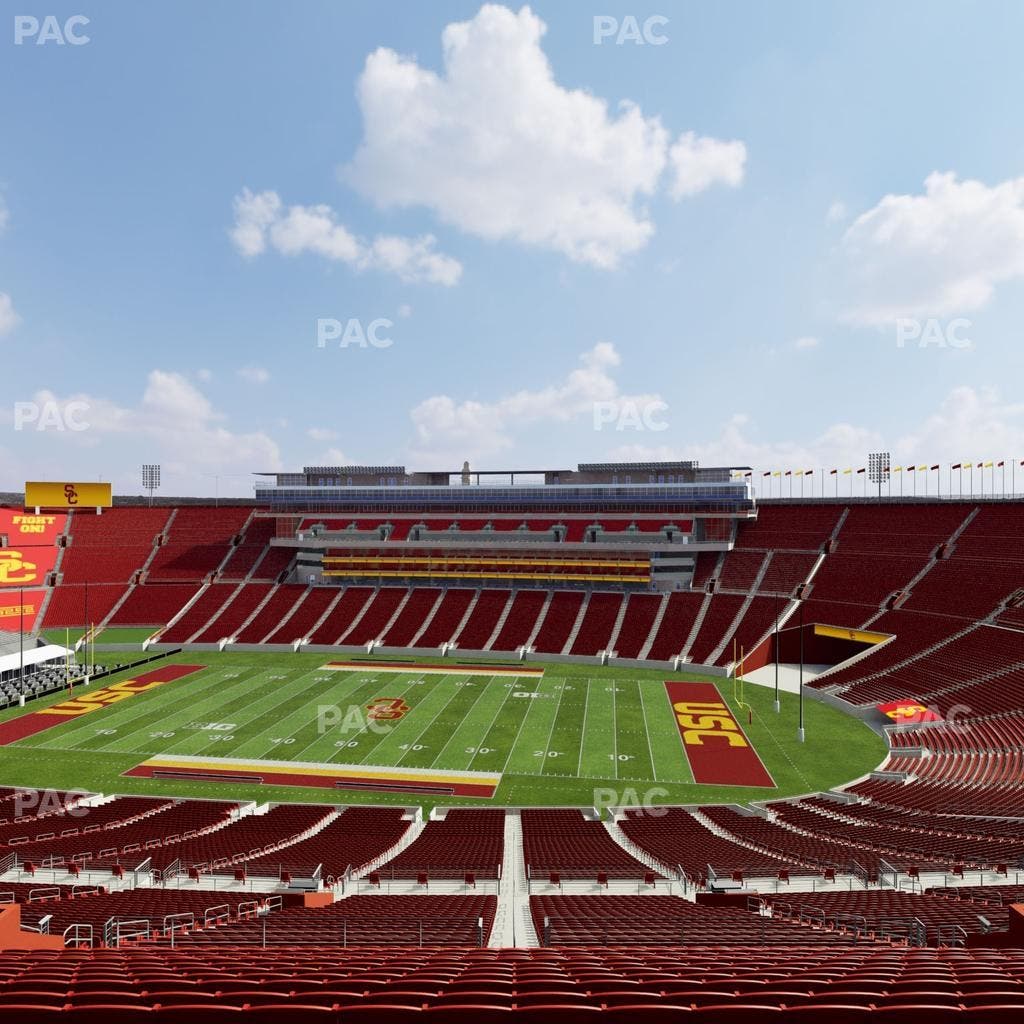 Los Angeles Memorial Coliseum - Section 320 Seat View