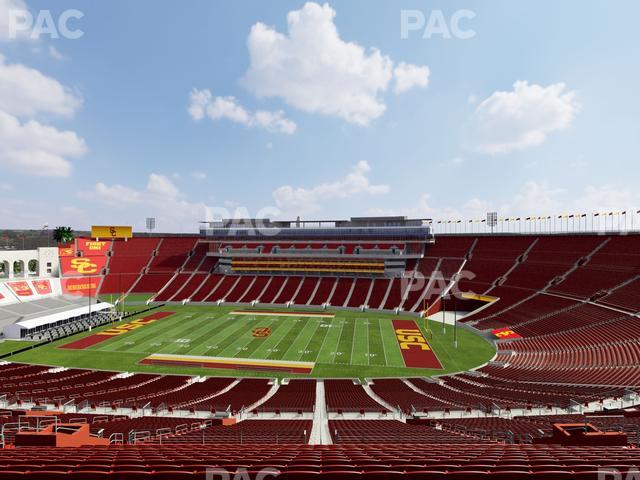 Los Angeles Memorial Coliseum - Section 320 Seat View