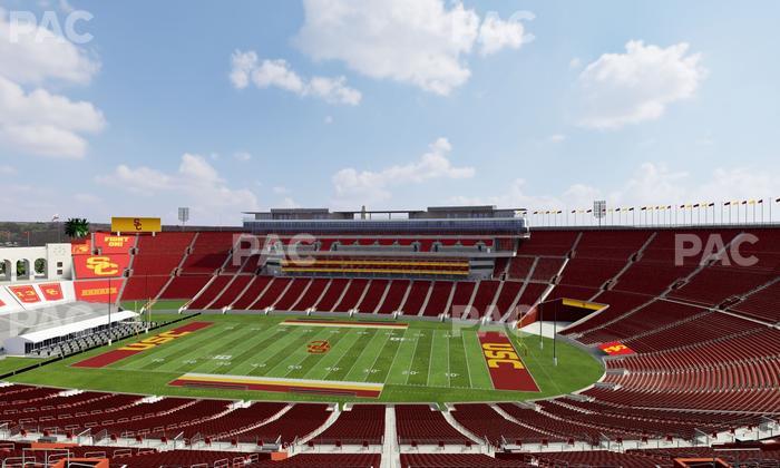Los Angeles Memorial Coliseum - Section 320 Seat View