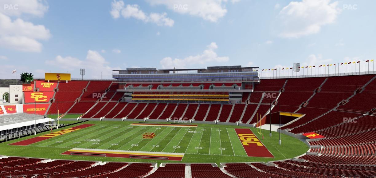 Los Angeles Memorial Coliseum - Section 320 Seat View