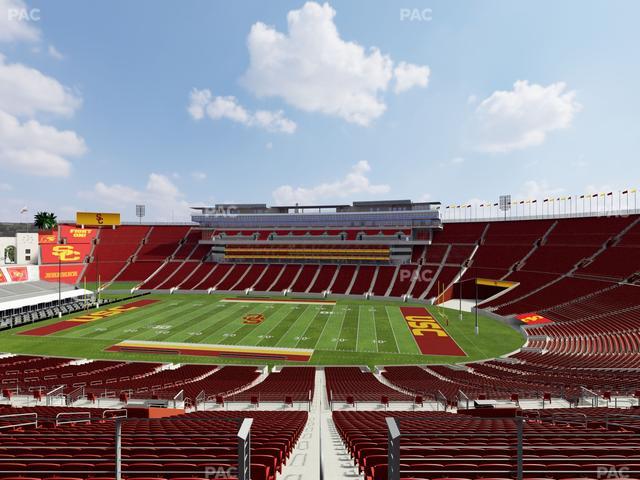 Los Angeles Memorial Coliseum - Section 320 Seat View